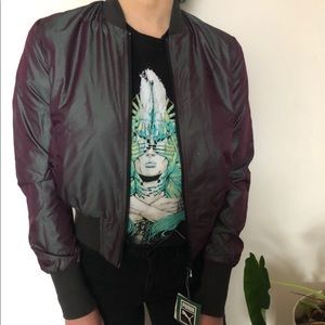 Puma iridescent bomber jacket